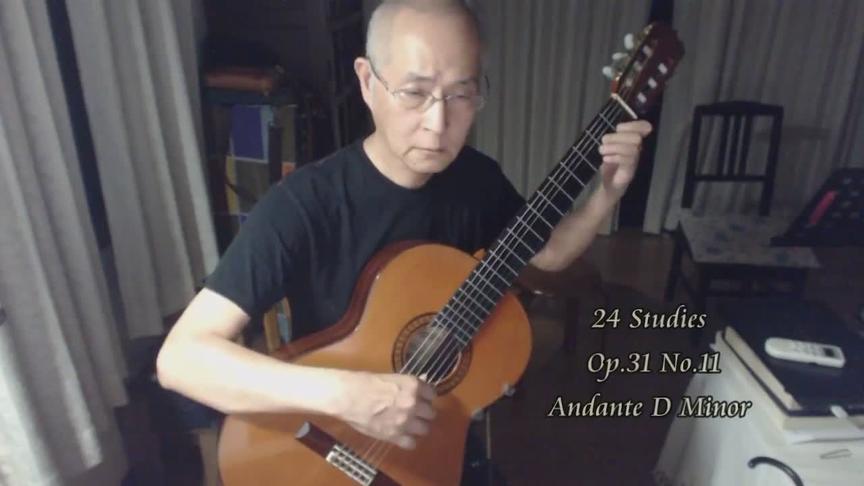 [图]古典吉他示范演奏《索尔 - Op.31 24首练习曲》 no.12