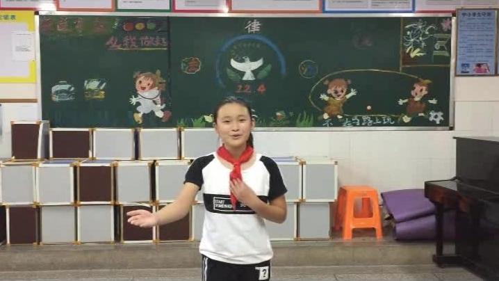 [图]小学女生“学宪法，讲宪法”演讲