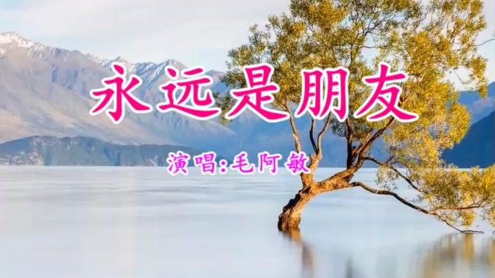 [图]毛阿敏一首《永远是朋友》送给所有朋友