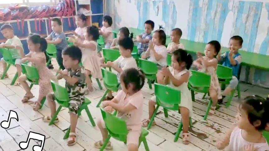 [图]幼儿园小班音乐律动《骑小马》大家都是一匹快乐的小马！