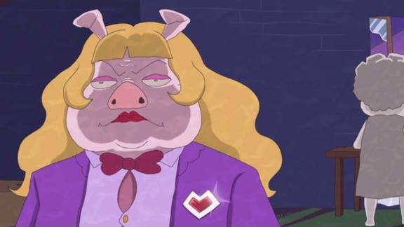 《类人猪类人猪》_讽刺短片《类人猪》猪爸爸为了金钱，不惜卖掉自己的亲生女儿！