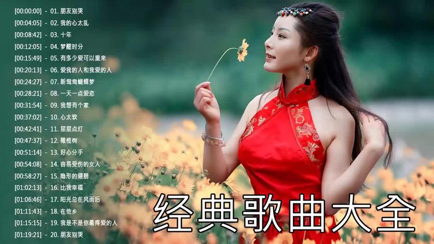 [图]经典歌曲大全｜经典老歌20首｜《一人一首成名曲》港台篇