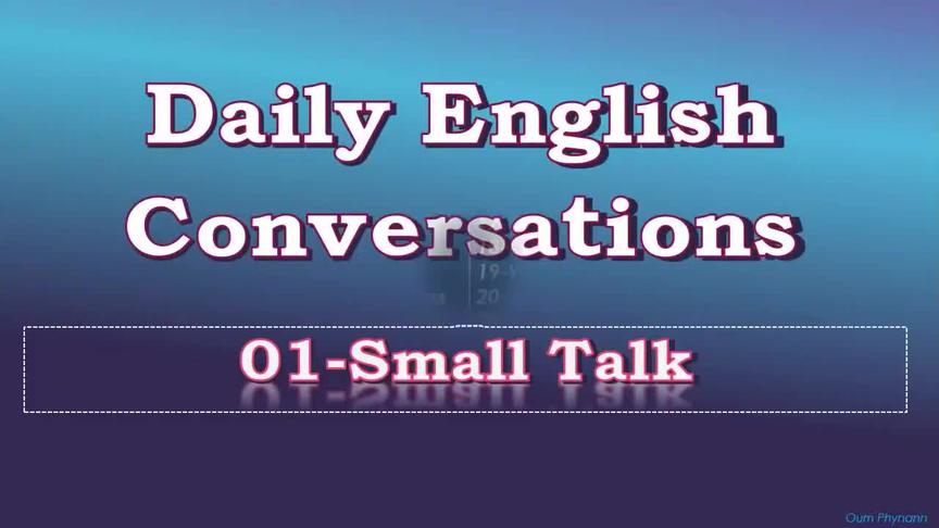 [图]日常英语会话 Daily English Conversations-Small Talk