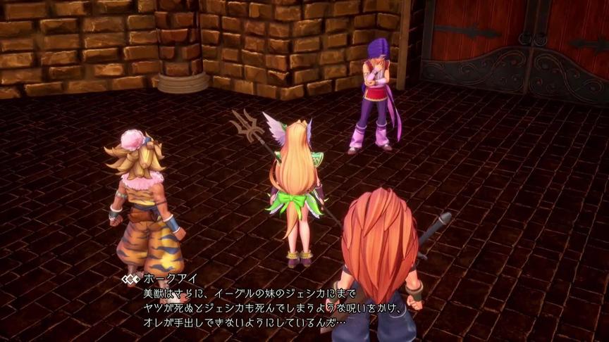 [图]PS4《圣剑传说3·Trials of Mana》HD复刻2019年实机试玩（日文）