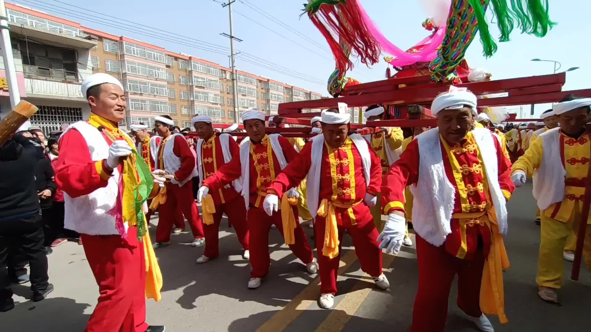 霍州民俗——威风锣鼓《绛州鼓乐秦王点兵》，精彩！