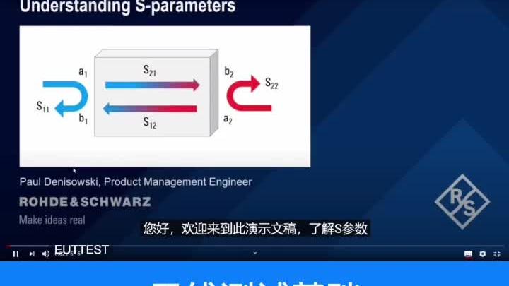 [图]无线测试基础 S11 S21 S22 S12等S参数 #emc #电磁兼容 #euttest