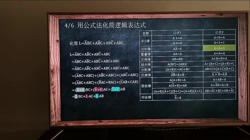 [图]《4小时数字电路不挂科》第三课：化简逻辑表达式