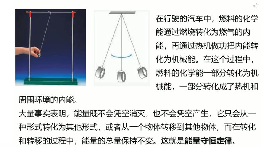 [图]初三物理全套视频免费330讲第14章第3节《能量的转化与守恒》2讲