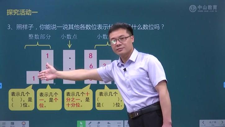 [图]5月11日 四年级数学 小数的意义和性质——小数的读法和写法