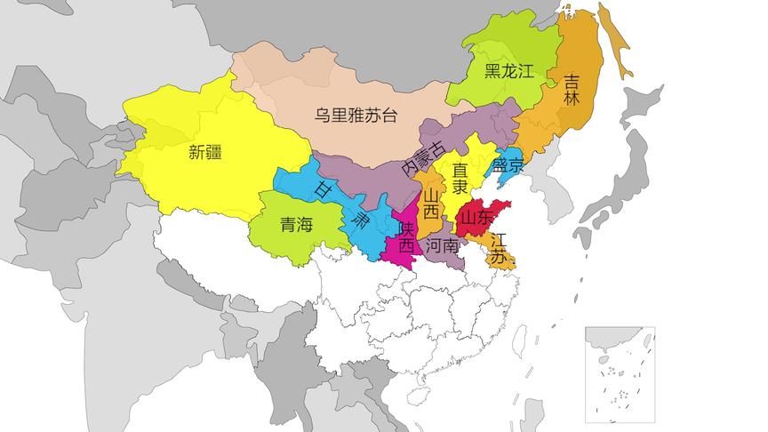 [图]回到1820年清朝时期地图，你属于哪个“省”的人？