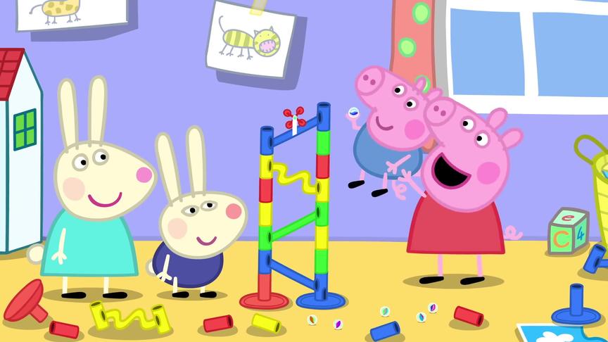 [图]粉红猪小妹 Peppa Pig's Fun Marble Run Games 儿童英语启蒙动画