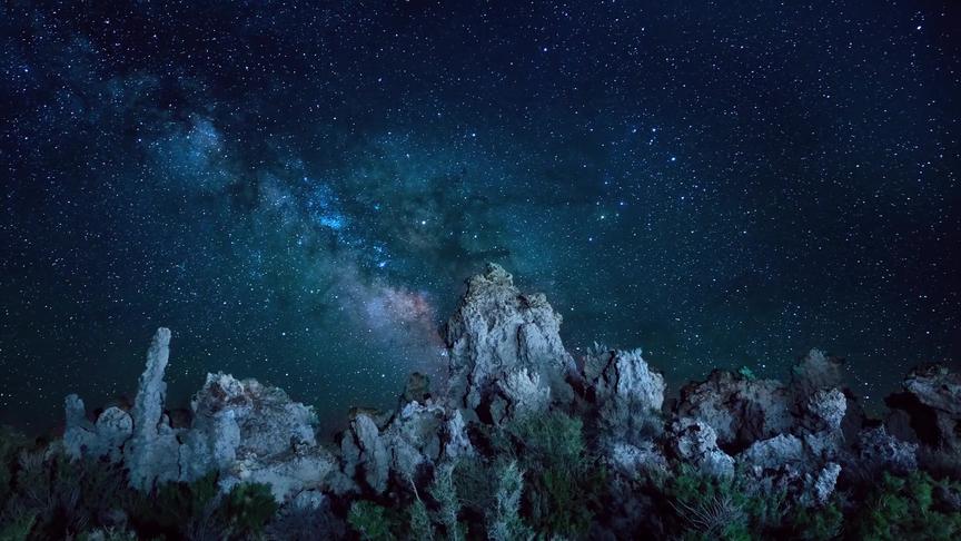 [图]天黑请睁眼-全高清梦幻唯美星空，穿越天空的旅程