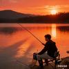 夕阳野钓头像