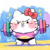 @肌肉kitty头像