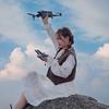 东方姑娘（风景航拍）头像