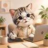 小猫AI头像