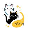 三只猫头像