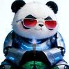 烧香熊猫头像