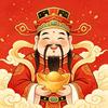财神送福进家门头像