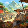 磨盘山上卖货郎头像
