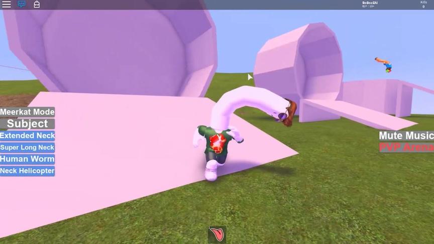波波仔解说 roblox 虚拟世界“长颈鹿人类”：这脖子真是太可怕了