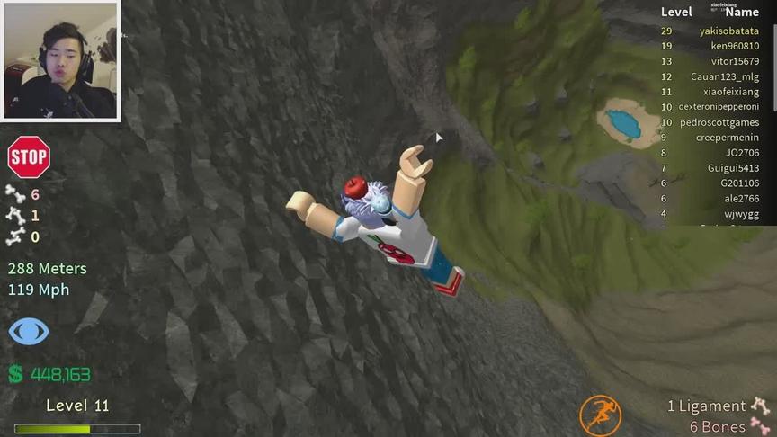 Roblox坠落模拟器 体验高空急速掉落！我的手脚都要断了！