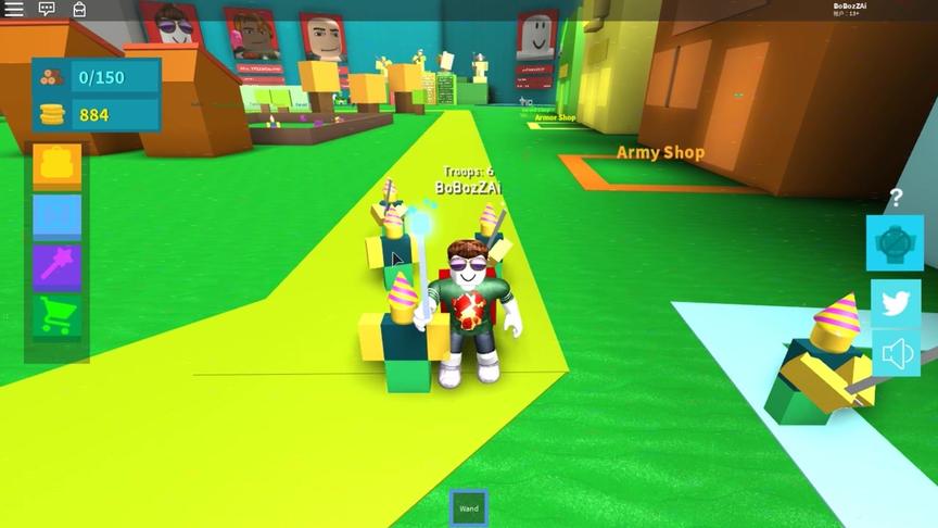波波仔解说 roblox 军队模拟器：我终于拥有6个士兵！征服世界！