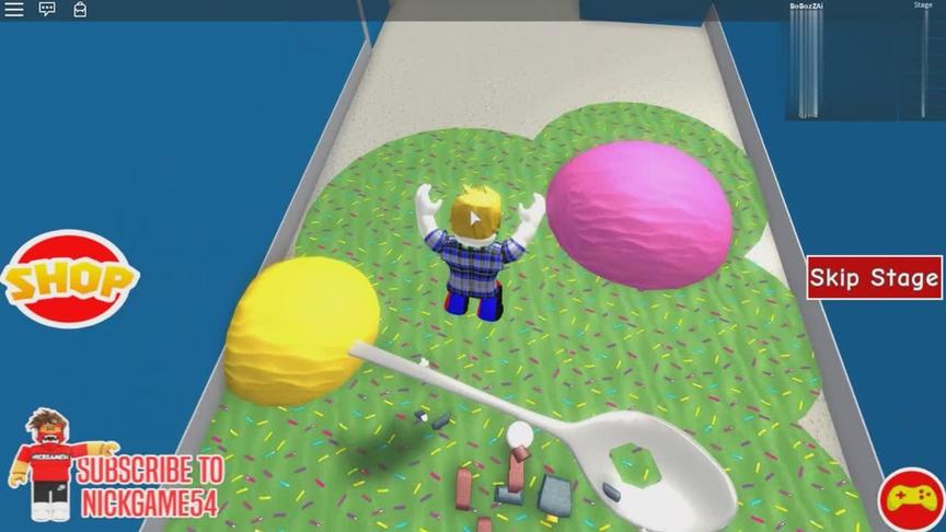 波波仔解说 roblox 虚拟世界“逃离冰淇淋店”：冰淇淋掉地能吃吗