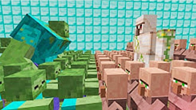 大海解说 我的世界Minecraft 空难逃生铁傀儡救援