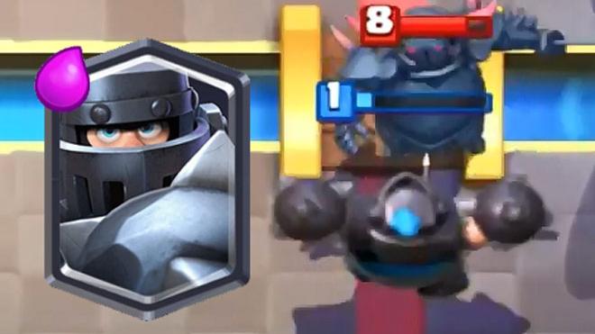 能承受皮卡超人4下普攻！《皇室战争》超级骑士单挑满级卡演示