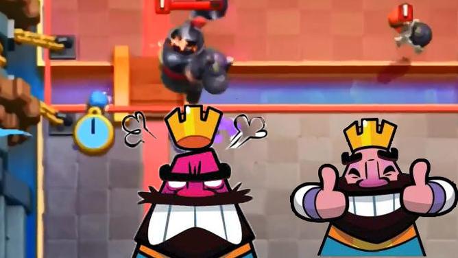 超级骑士你到底要往哪跳？《皇室战争》搞笑失误集锦