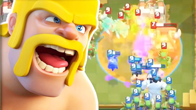 让我们勇敢的冲吧斯巴达！《皇室战争》趣味精彩集锦