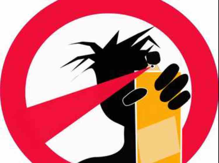 禁止随意乱涂乱画