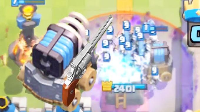 电磁炮你的发射速度是不是太无敌了！《皇室战争》精彩趣味集锦