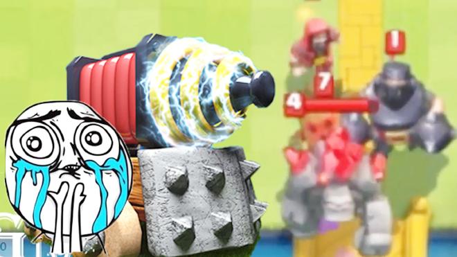 积攒宝石最后开出个电磁炮是什么心情？《皇室战争》精彩趣味集锦