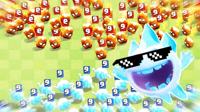 让我们来一场冰火精灵大对决吧！《皇室战争》9月趣味集锦