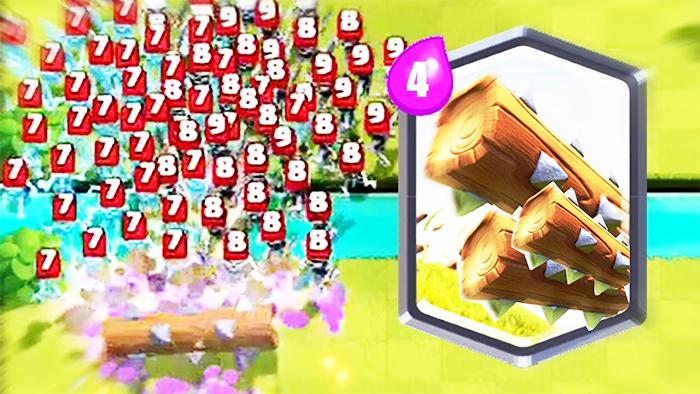 无限放骷髅群你当我的滚木是摆设？《皇室战争》精彩搞笑集锦