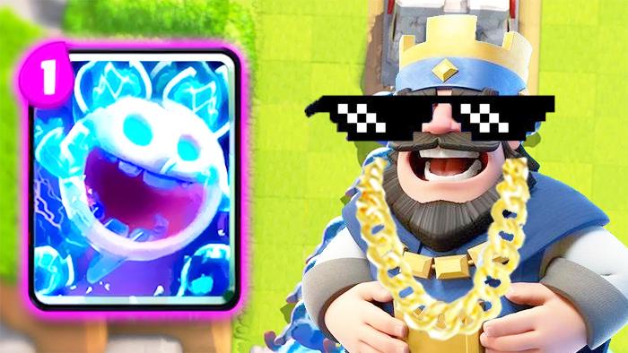 闪电缠身的冰精灵是不是很鬼畜？《皇室战争》搞笑失误集锦