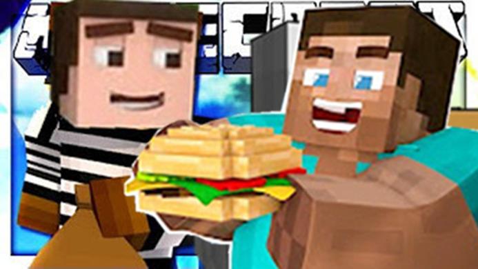大海解说 我的世界Minecraft 我是一名外卖送货员