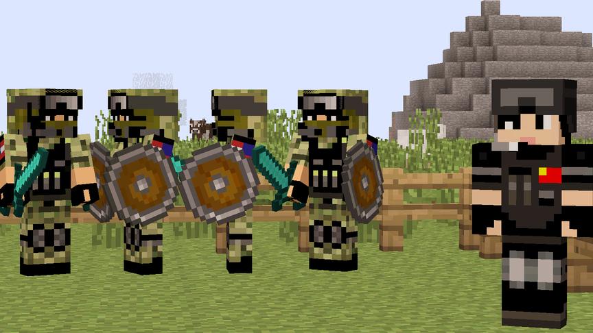大海解说 我的世界Minecraft 史蒂夫战士追捕僵尸王