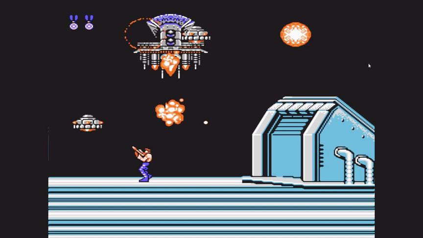 FC游戏：魂斗罗你一条命能不能通关？