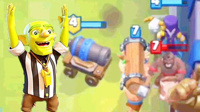 跟野猪骑士比速度你们还是太年轻！《皇室战争》达阵模式趣味集锦