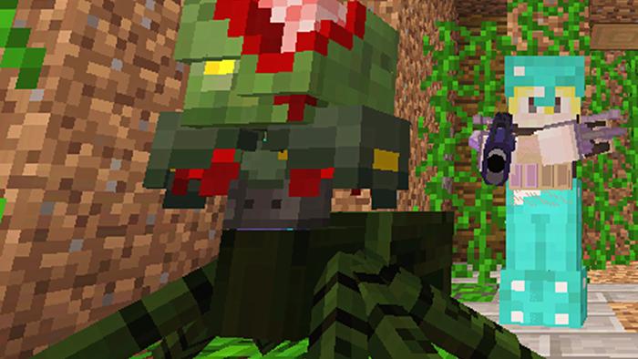 大海解说 我的世界Minecraft 魔幻战争打外星怪兽