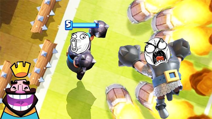 我是超级骑士你们怎么能跟我比？《皇室战争》搞笑集锦