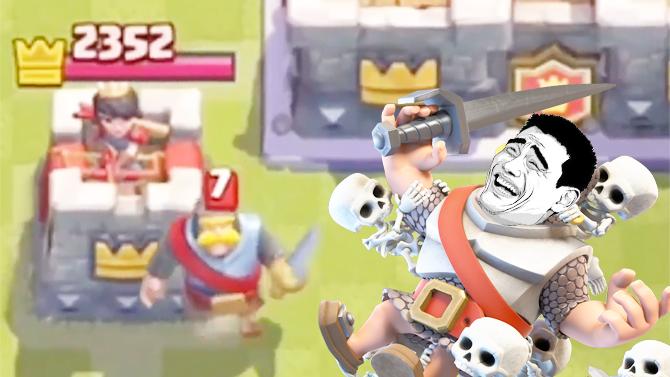 飓风再强也吹不掉骑士对方向的执着！《皇室战争》精彩趣味集锦