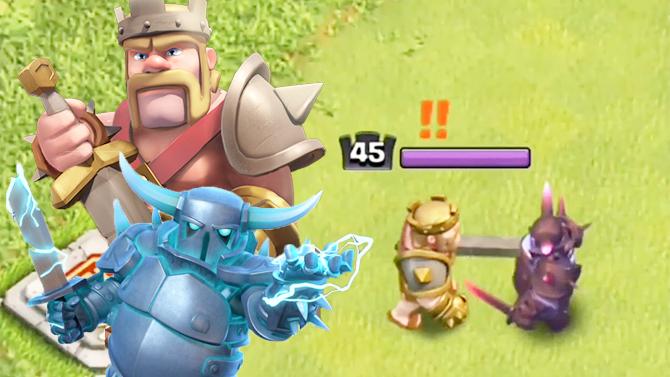 满级野蛮人之王VS皮卡超人谁更强？《部落冲突》趣味测试