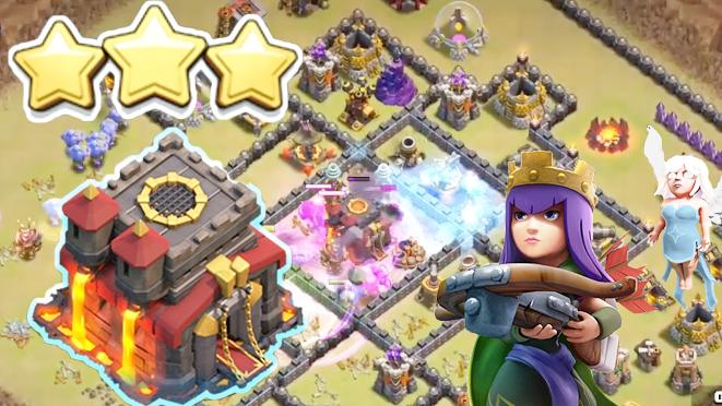 《部落冲突》10本部落战3星完美打法Top5，绝对的教科书级别攻略