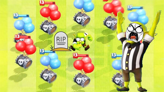 哥布林裁判回归你们的法术卡准备好没？《皇室战争》搞笑集锦