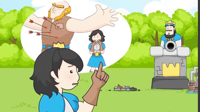 《皇室战争》趣味动画之急需救援的公主