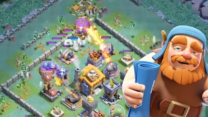 《部落冲突》7本夜世界快速上分阵型，护大本营的完美基地